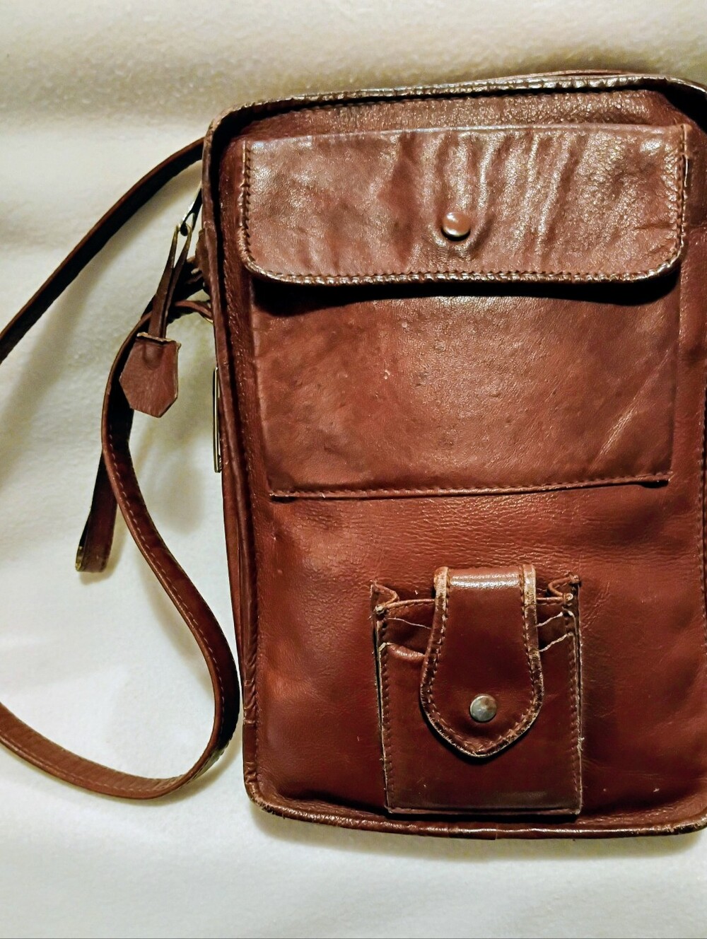 Fairfax Leather Hippie Satchel 70s Boho Good Goods
